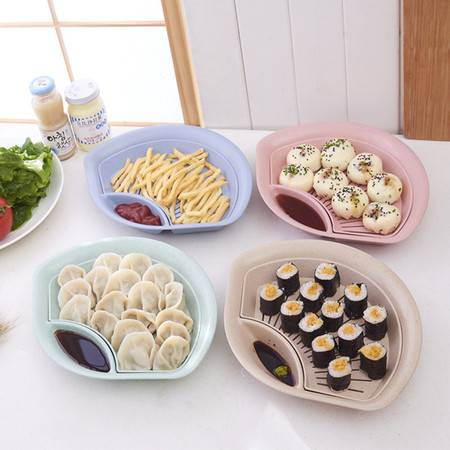 廚房里的精致巧思 小麥餃子盤，韓國創意家居新寵